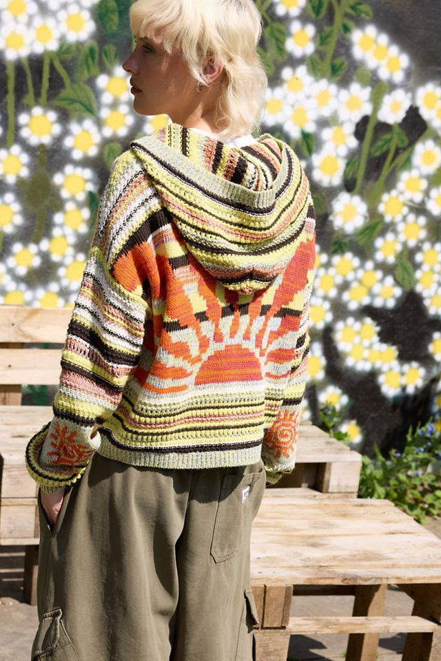 UO Sunshine Festival Strickpullover mit Kapuze #2