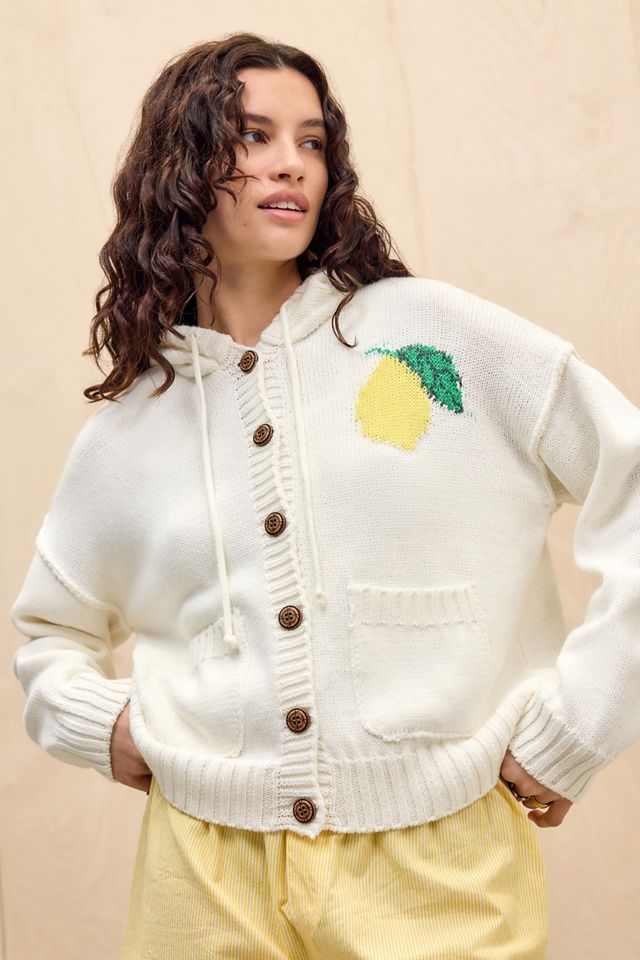 UO Limoncello Knit Hoodie #2