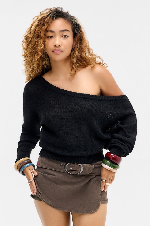 UO Jordan Schulterfreies Slouchy Top #2
