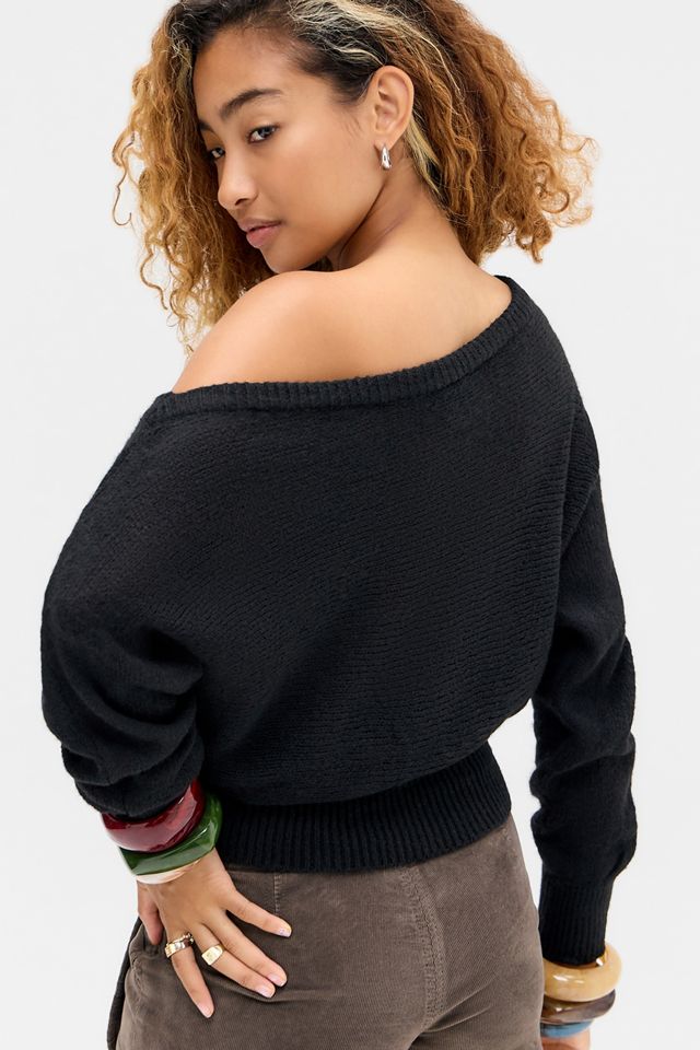 UO Jordan Schulterfreies Slouchy Top #3
