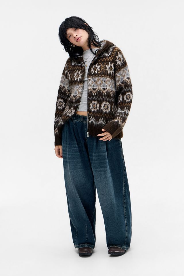 BDG Brushed Fairisle Hoodie #2