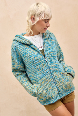 Sweat à capuche torsadé Jett en taille: Small - Kimchi Blue - Modalova