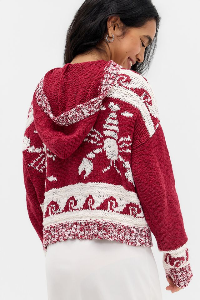 Cardigan UO Lobster con Bottoni in Tessuto Slub #3