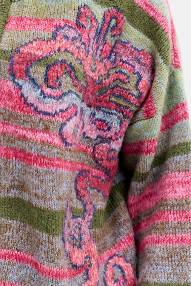 Sudadera con Capucha de Punto con Rayas Spacedye UO #4