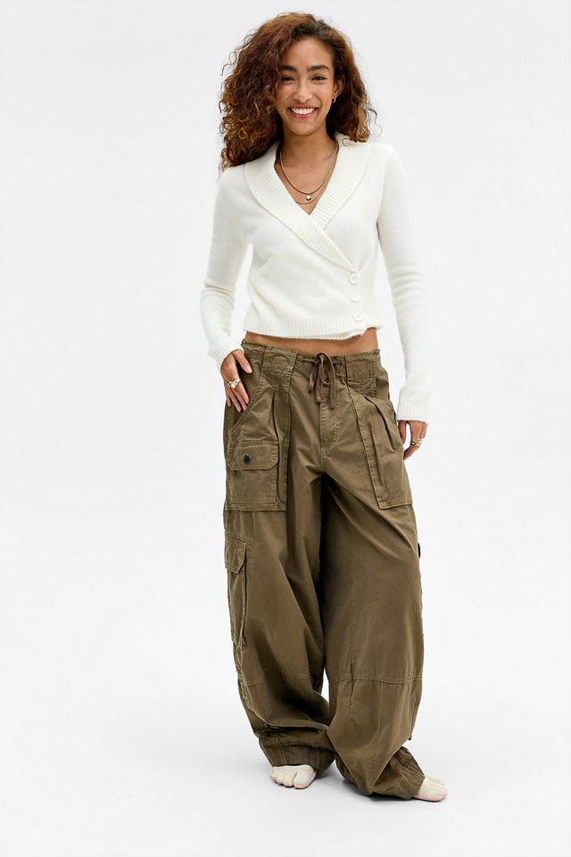 UO Suki Button-Through Wrap Cardigan #1