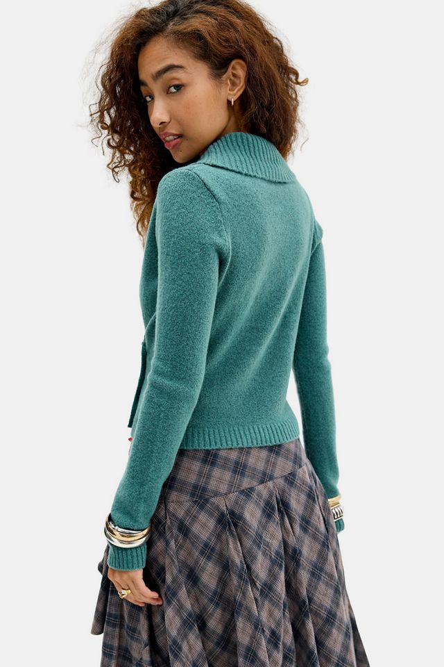 Cardigan portefeuille UO Suki à boutons #4