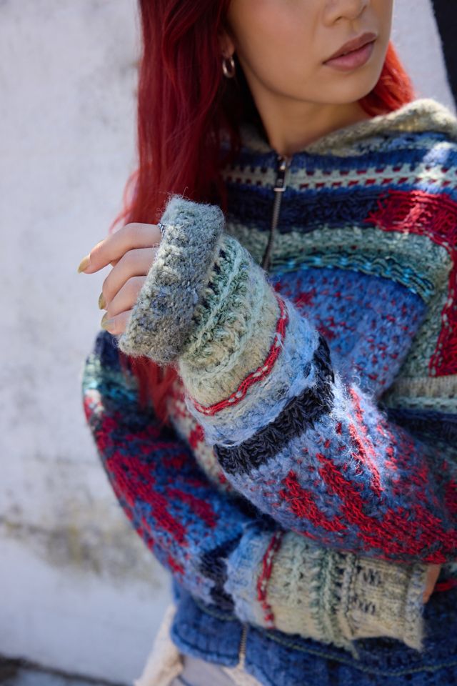 Sudadera con Capucha de Punto Jacquard Spacedye UO #3