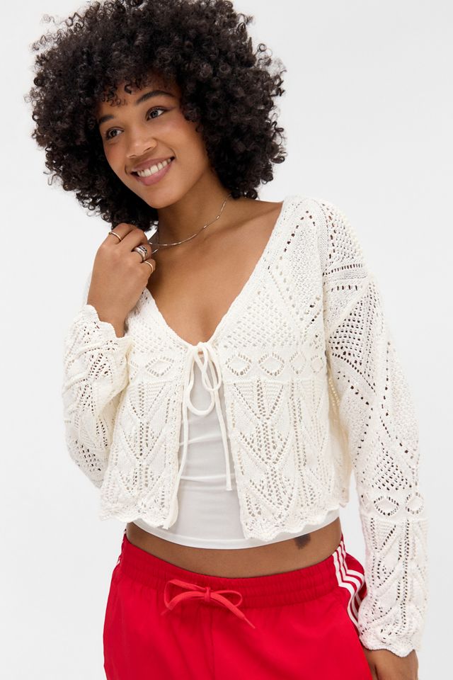 Cárdigan Oversized con Nudo Frontal de UO #1