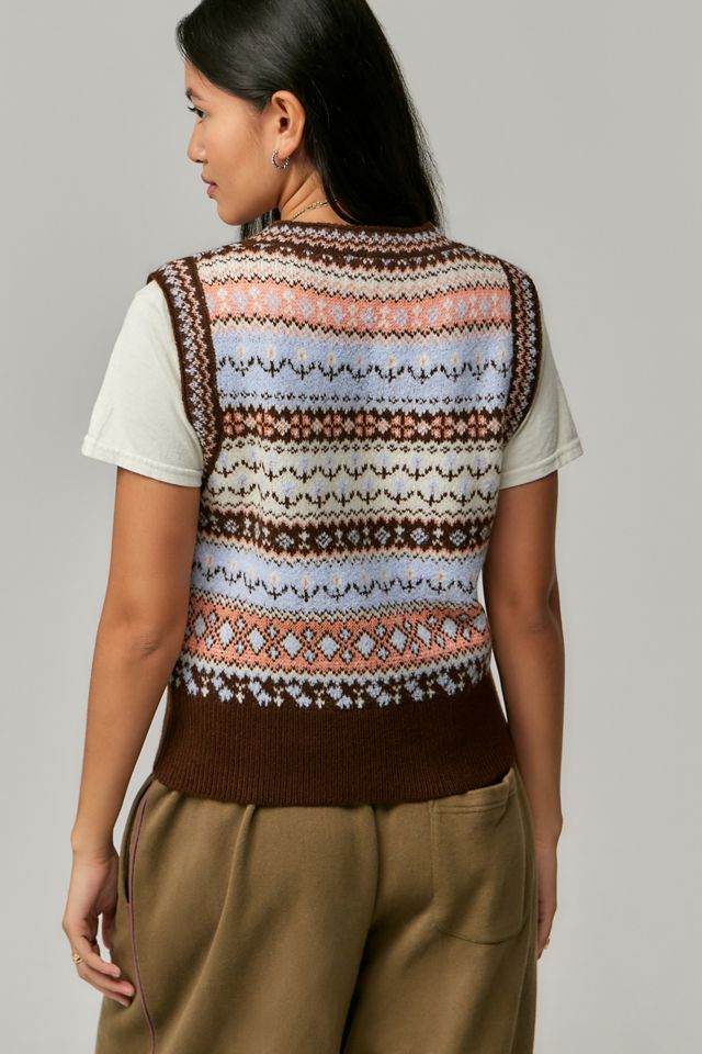 BDG Fairisle Pattern Tank Top #3