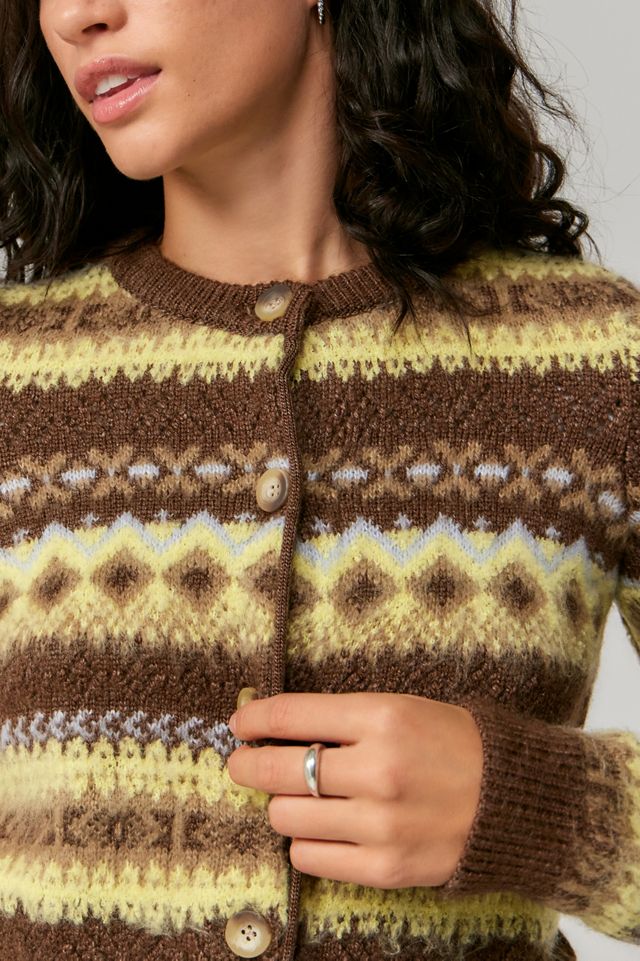 UO Fairisle Knit Cardigan #1