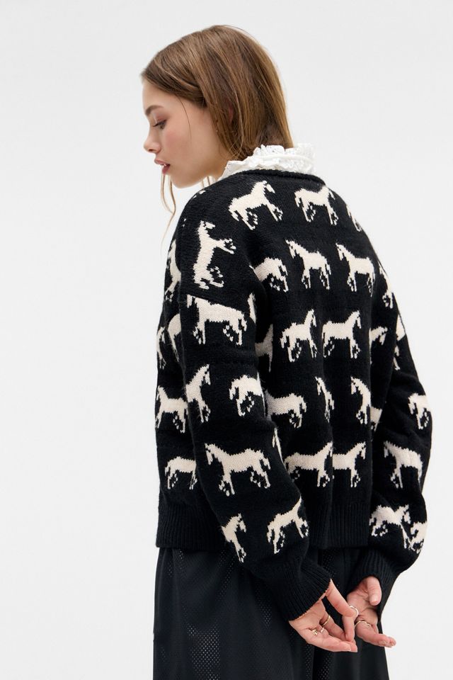 UO Horses Pattern Cardigan #3