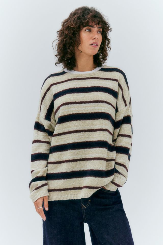 UO Striped Boucle Knit Jumper