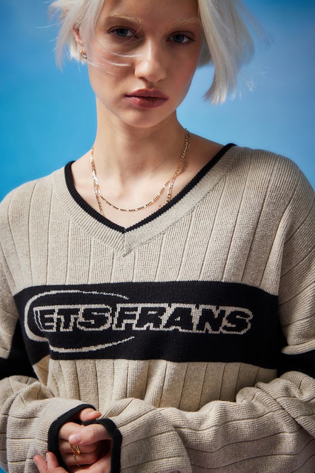 iets frans... Sporty V-Neck Jumper  #1