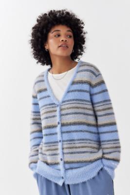 Cardigan en peluche à rayures en taille: XS - iets frans... - Modalova