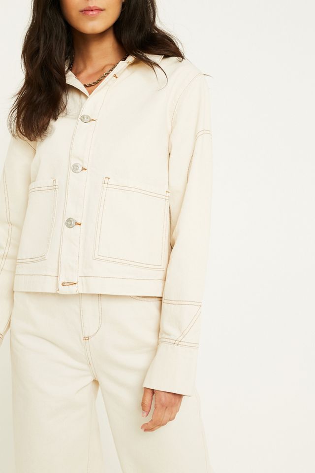 BDG Ecru Utility Jacket #3