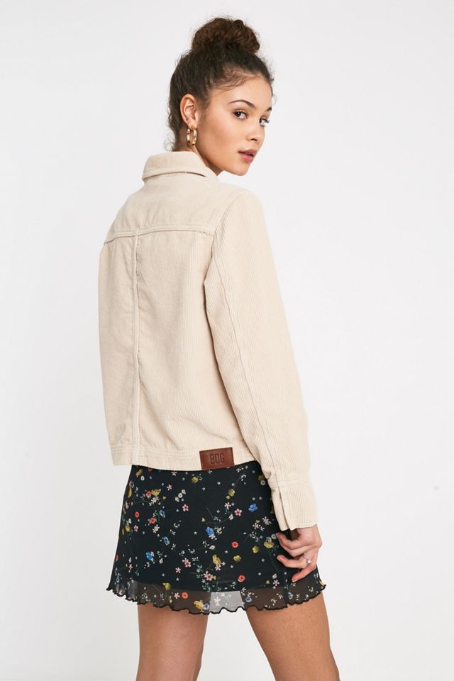 BDG Ecru Corduroy Chaqueta utility #1