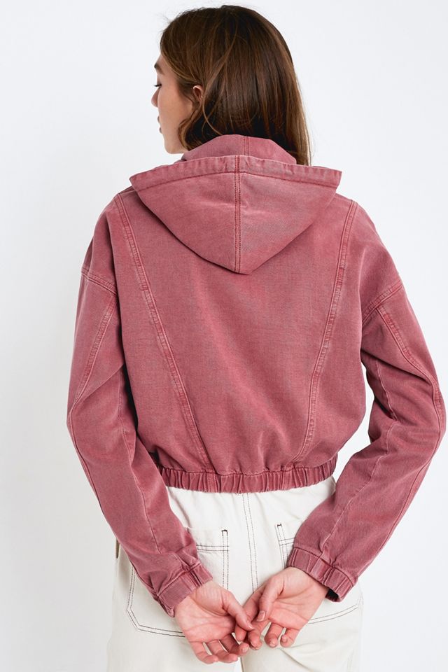 UO Pink Utility Popover Jacket #2