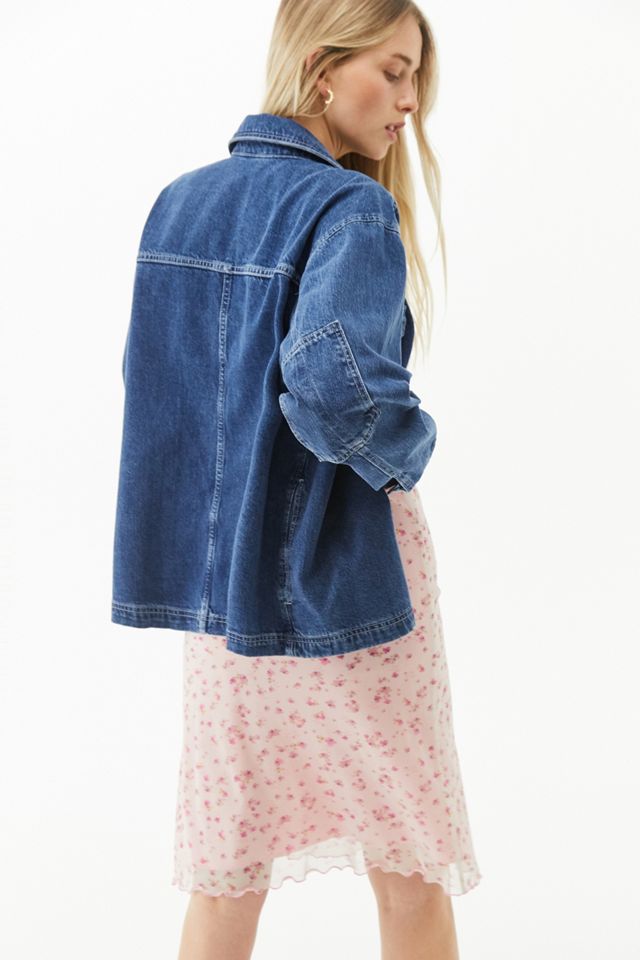 BDG Contrast Stitch Denim Shirt Jacket #2