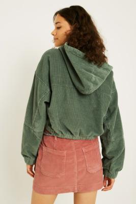 urban outfitters cropped corduroy jacket