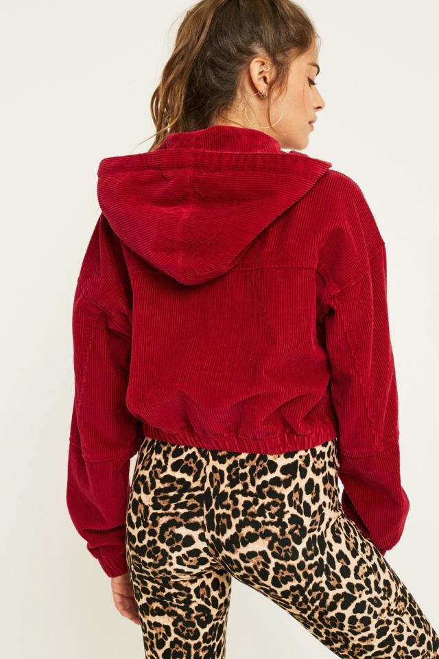 Urban outfitters red on sale coat