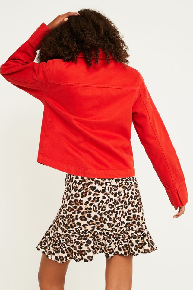 BDG Red Utility Jacket | Urban Outfitters UK