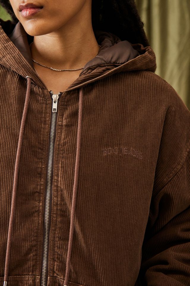 BDG Hooded Corduroy Skate Jacket  #1