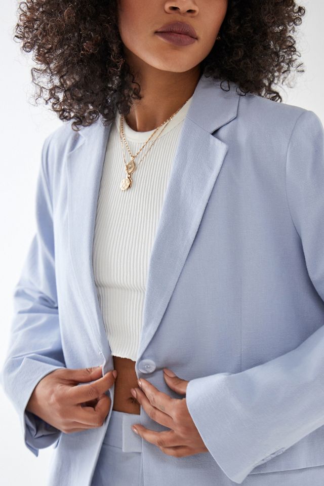 Light Before Dark Linen Blazer 