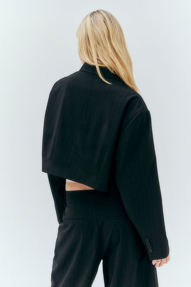 Light Before Dark Cropped Oversized Blazer  #3