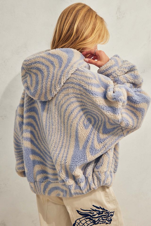 Uo Hooded Olivia Fleece #4