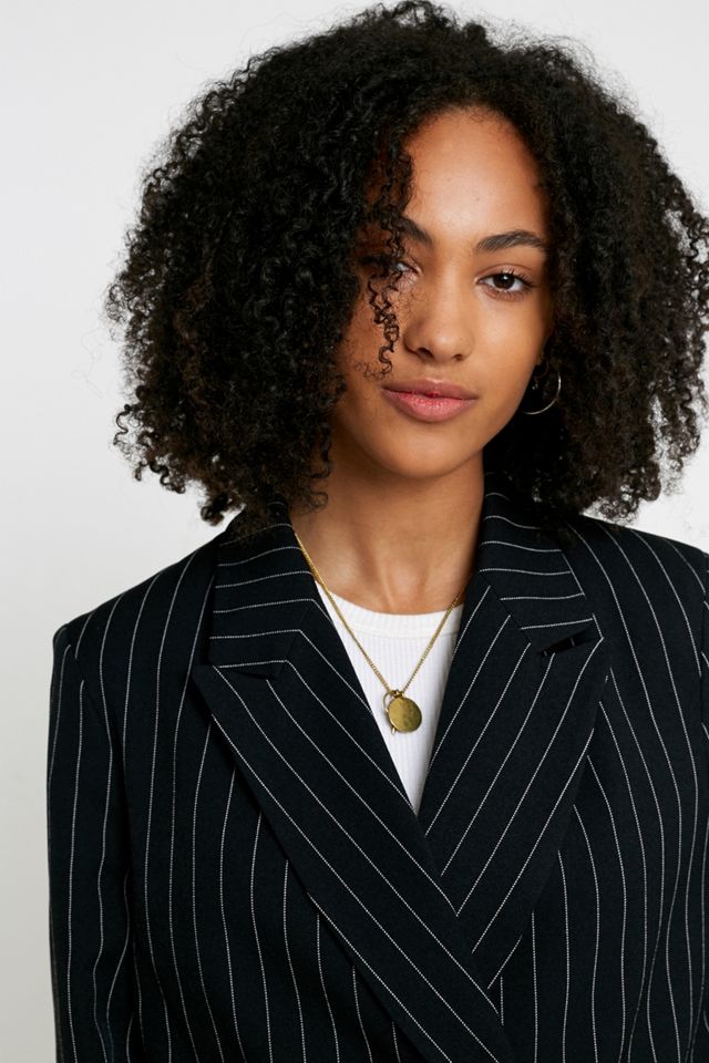 UO '90s Pinstripe Blazer #1
