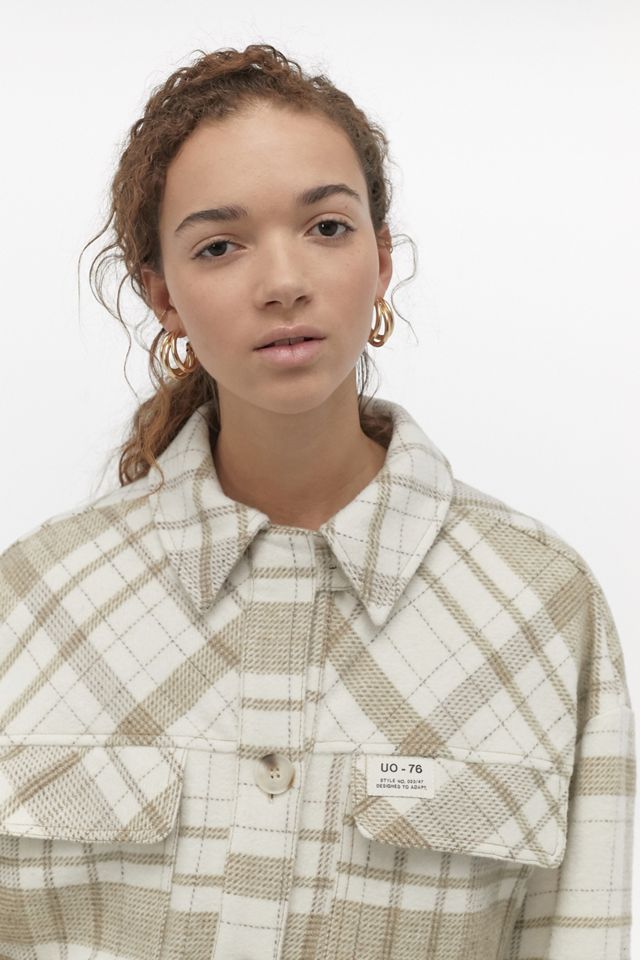 UO Check Shirt Jacket #1