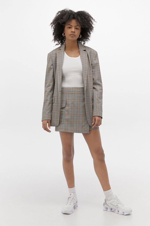 Urban Outfitters – Karierter Granddad-Blazer  #1