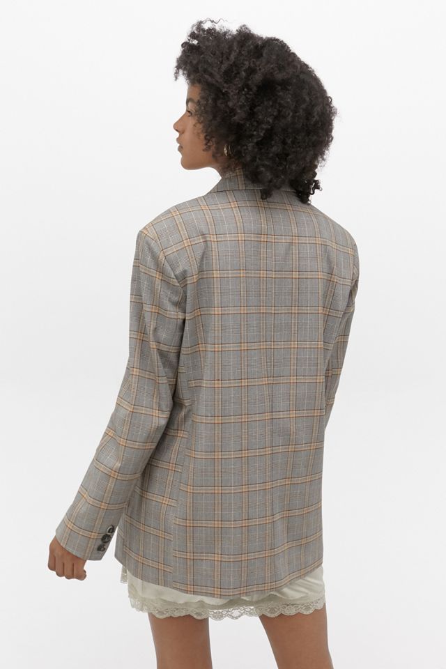 Urban Outfitters – Karierter Granddad-Blazer  #2