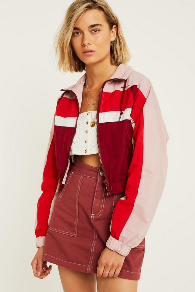 iets frans… Pink & Burgundy Cropped Shell Jacket #3