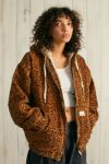 Urban outfitters hotsell leopard coat