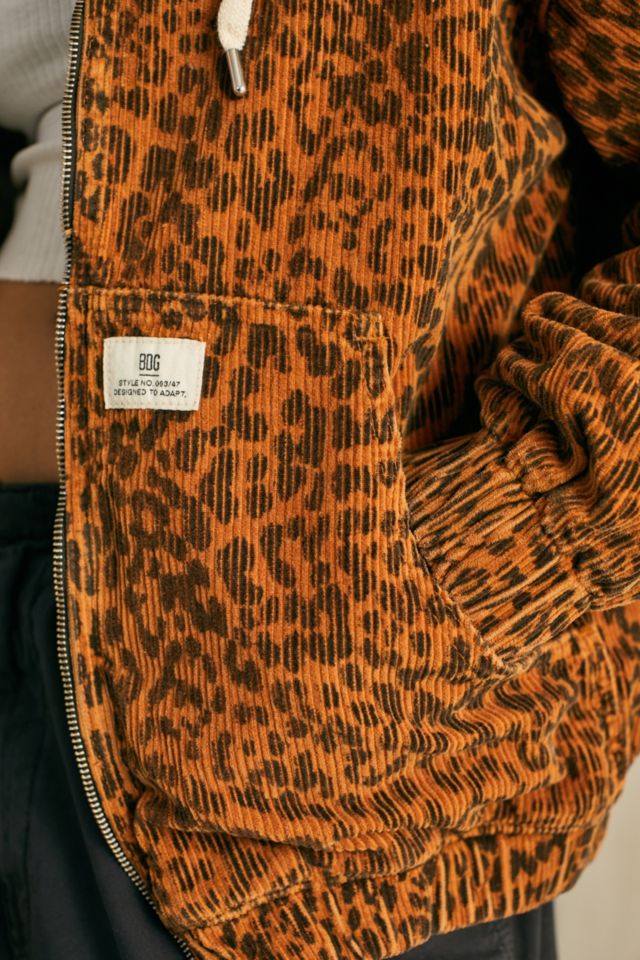 Urban outfitters leopard outlet jacket