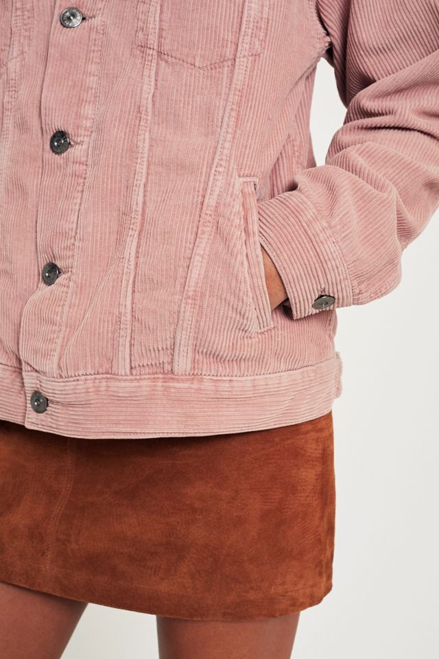 BDG Dusty Pink Corduroy Trucker Jacket #5