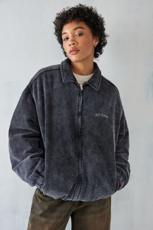 Bdg Recycled Corduroy Harrington Jacket Urban Outfitters Uk