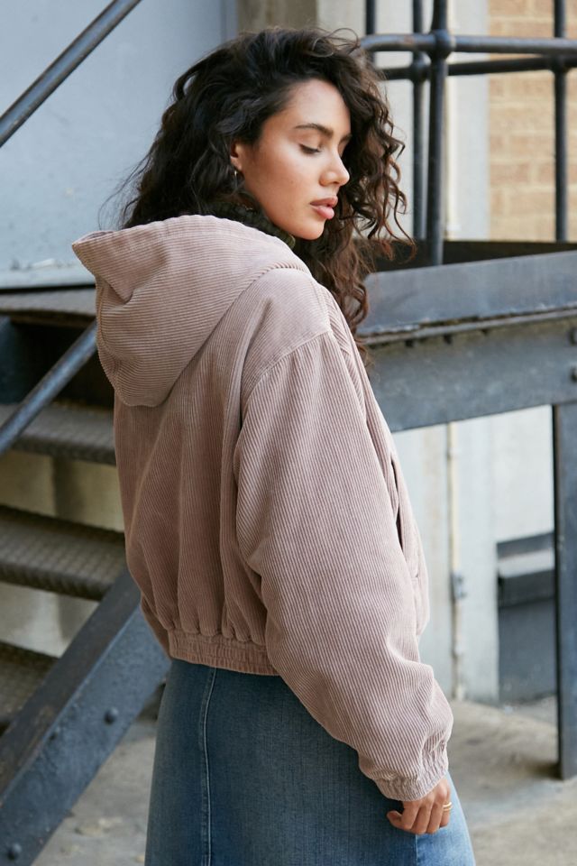 Pink corduroy jacket urban outfitters sale