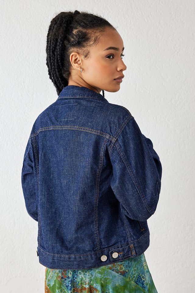 BDG Indigo Rinse Shrunken Denim Jacket | Urban Outfitters UK