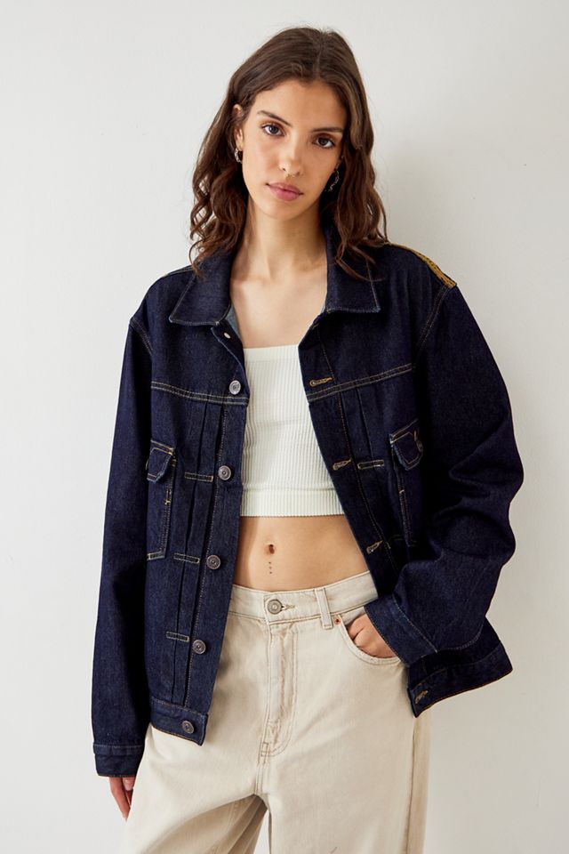 BDG x ISKO x Dwayne Coleman Embroidered Denim Jacket | Urban