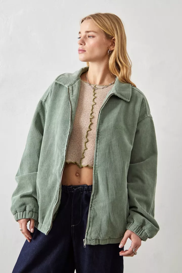 urbanoutfitters.com | BDG – Recycelte Harrington-Jacke aus Cord