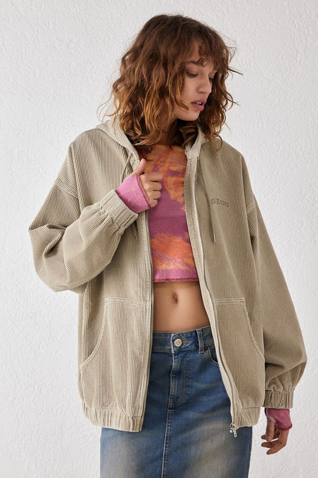 BDG SkaterJacke aus Cord mit Kapuze Urban Outfitters DE