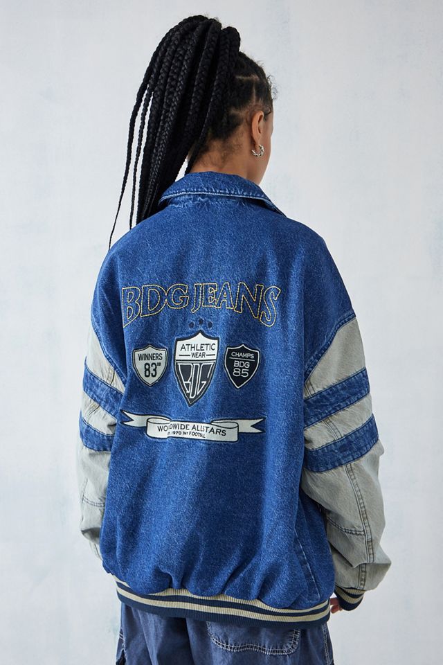 BDG – Jeansjacke im College-Stil #1