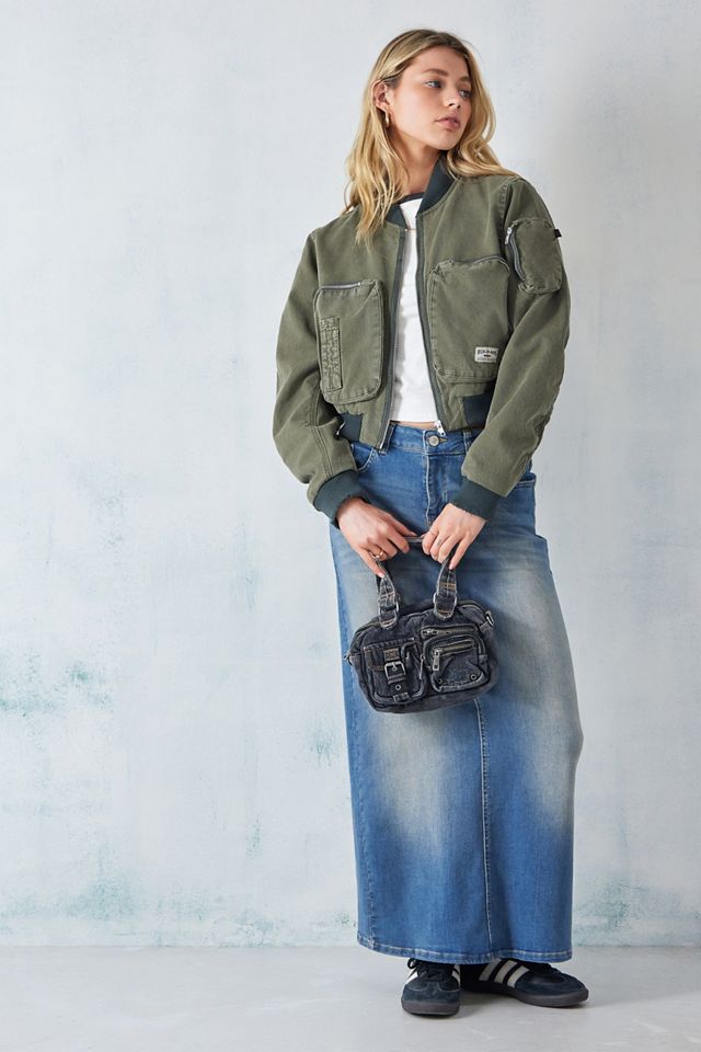 Chaqueta Bomber Utilitaria de Lona BDG #1