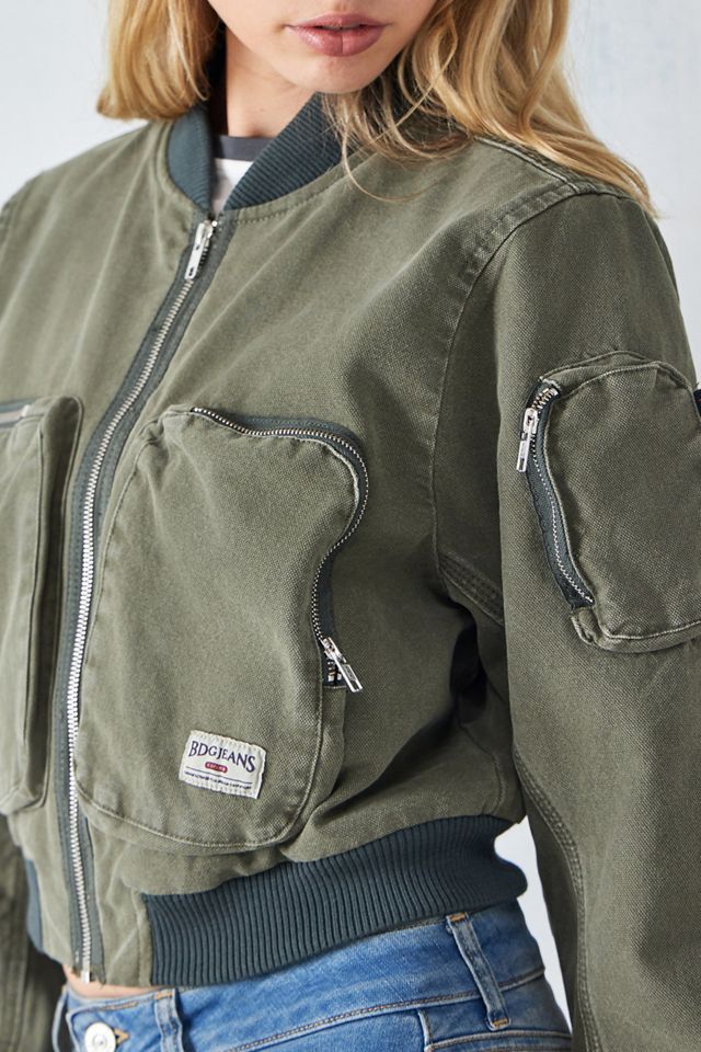 Chaqueta Bomber Utilitaria de Lona BDG #3