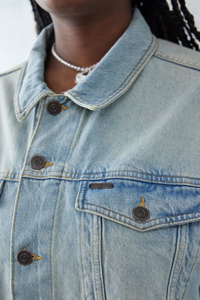 BDG Recycled Bleached Western Denim Jacket #7