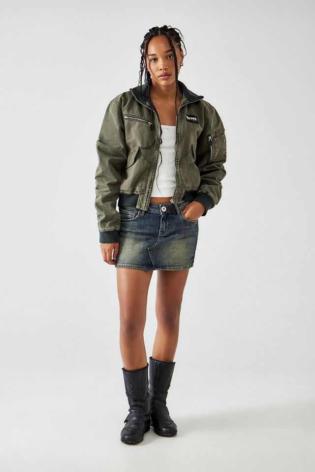 BDG Avril Canvas Bomber Jacket #2