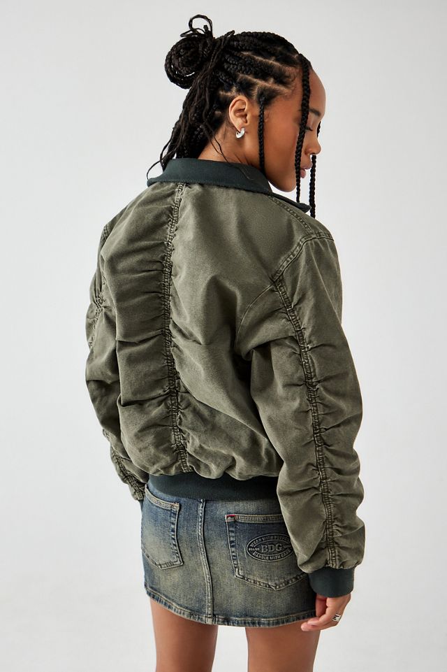 BDG Avril Canvas Bomber Jacket #3
