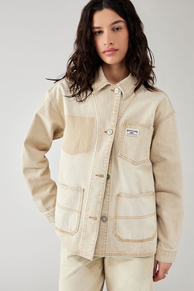BDG Cream Denim Chore Jacket #2